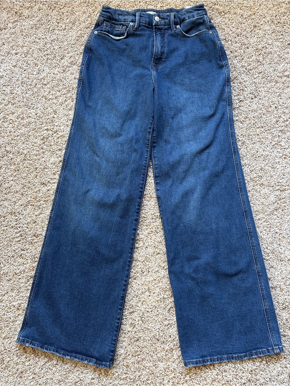 Good American Good Skate Wide Leg Sz 8/28